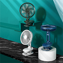 F8 Oscillating Desk Clip Fan